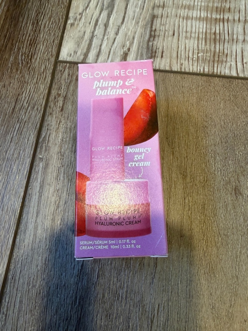 NEW! Glow Recipe Pink Plum Plump Hyaluronic Serum & Cream Duo - Picture 2 of 4